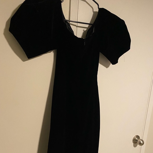 Jill Jill Stuart Velvet Puff Sleeve Cocktail Dress Size 2 - Picture 2 of 10